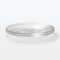 無印良品 ソーダガラス プレート 小 約直径18cm 良品計画