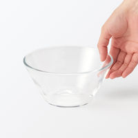 無印良品 ソーダガラス 深鉢 大 約直径16cm 1セット（1個×3） 良品計画