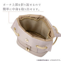 クツワ バケットストリングポーチ トープグレー LF004GY 1セット(2個)（直送品）