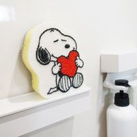 スヌーピー バススポンジ ハート フック付 1個 創和