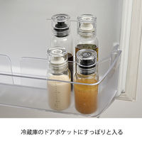 HARIO (ハリオ) 調味料入れ 150ml スリム ブラック DBSN-150-B 1セット(3個)