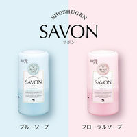 消臭元 SAVON お部屋 キッチン トイレ 玄関用 洗濯したてふんわりフローラルソープ 詰め替え 400ml 1個 小林製薬