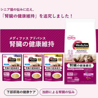 メディファス アドバンス 猫用 腎臓の健康維持 11歳から まぐろ 国産 40g 4袋 ペットライン キャットフード