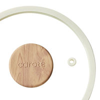 CAROTE（カローテ）ガラス蓋 24cm アイボリー 1個