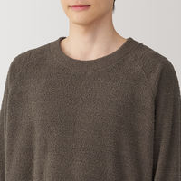 【メンズ】無印良品 紳士 なめらかニットフリース 長袖ルームウェアセット 紳士L モカブラウン 良品計画