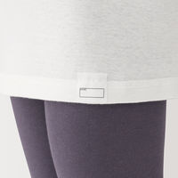 無印良品 ベビー あったか綿 クルーネック半袖Tシャツ ベビー100 オフ白 良品計画