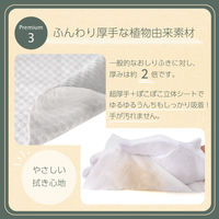 RICO ベビーおしりふき プレミアム 1セット（1パック（70枚入り）×6）超厚手タイプ 厚手 蓋付き ふた付き