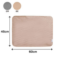 レック 笑激SHOCK超薄サラサラバスマット BE B00621 ベージュ バスマット 1個