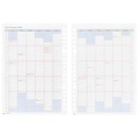 マルマン 【2025年版】リフィル ルーズリーフダイアリー A5 20穴 月間 月曜始まり LD283-25 1冊（直送品）
