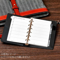 マルマン 【2025年版】リフィル ミニ データプラン 6穴 週間ダイアリー(見開き片面1週間) 月曜始まり LS476-25 1冊（直送品）