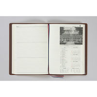 高橋書店 【2025年版】3年卓上日誌 A5 3年連用 茶 63 1冊（直送品）