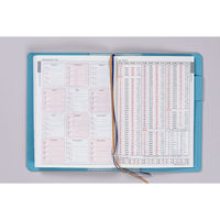 高橋書店 【2025年版】リシェル8 A6 バーチカル 月曜始まり シャロウブルー 218 1冊（直送品）