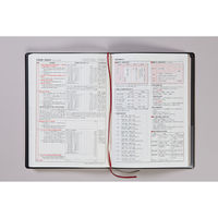 高橋書店 【2025年版】デスクダイアリー A5 見開き1週間 月曜始まり 黒 60 1冊（直送品）