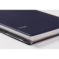 高橋書店 【2025年版】ビジネス手帳 小型版2 手帳判 片側1週間+ノート 月曜始まり 紺 142 1冊（直送品）