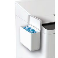 アスベル ラックスMGフタ付フリーポケット（マグネット）ホワイト A5716 1個 磁石 収納