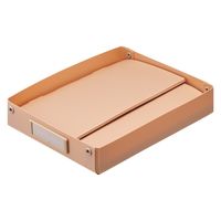 Roomy 折りたたみボックス コミックス 収納ケース 収納ボックス マンガ収納 メイク小物収納 コンパクト フタ付 ピンク A796-12 1個