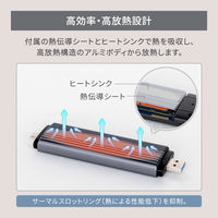 NVMe/SATA Type-A/C M.2 SSD 外付けケース シルバー OWL-ESM2UAC-SI 1個