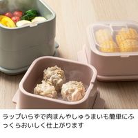 エヌ・エレファント ＆NE Recopo（レコポ） クッキングスチーマー ピンク 1個