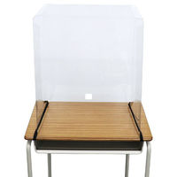 アーテック 学校机 飛沫防止ガード 高サイズ 51340 1ケース(1点×20))（直送品）