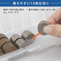 カール事務器 コインケース・スリム CX-002-J 1個 小銭ケース 小銭仕分けケース 収納 硬貨ケース