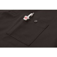 【長袖ポロシャツ】バートル ヘビーウエイトポロシャツ ブラック M 675-35-M 1枚