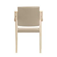藤沢工業 ナチュラル ウッドチェア ビスケット 福祉用イス 介護用イス スタッキング 木製イス 木製チェア ベージュ 1セット(2脚)