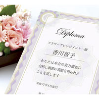 ササガワ *証書用紙 A4判 金桜 10-1705 1冊(10枚)