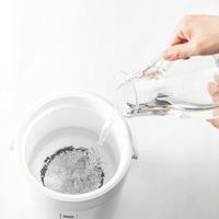 YAMAZEN 上部給水 加湿器 スチーム式 急速モード搭載 2.8L 500ml 3段階 KS-GC282(W) 1個