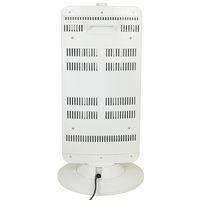 YAMAZEN カーボンヒーター 速暖・遠赤外線 ツインヒートプラス 3段階切替 首振り DBC-L122(MW) 1個