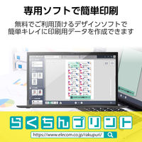 ラベルシール 表示・宛名ラベル レーザープリンタ 21面 上下余白付 20シート EDT-ECNLL21S20 エレコム 1個（直送品）