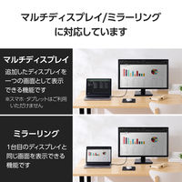 エレコム USB-C to HDMI 変換ケーブル 4K 60Hz やわらか 1m 黒 MPA-CHDMIY10BK2 1個