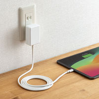 サンワサプライ USB PD対応AC充電器(PD20W・TypeCケーブル一体型) ACA-PD102W 1個