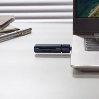 サンワサプライ USB 5Gbps Type-C カードリーダー ADR-5TCMSD1BK 1個