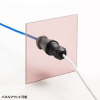 サンワサプライ 屋外用 RJ-45中継アダプタ(カテゴリ6A STP) ADT-EX-6ASTPWP 1個