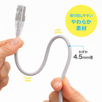 サンワサプライ  カテゴリ5eSTP LANケーブル（スリム、やわらか、ツメ折れ防止コネクタ） KB-SL5STPS-10W（直送品）