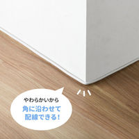 サンワサプライ  カテゴリ6LANケーブル（スリム、やわらか、ツメ折れ防止コネクタ） KB-SL6YS-01W（直送品）