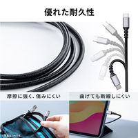 サンワサプライ USB 2.0 Type-Cケーブル(C-A・ストレート・0.5m) KU-CA05TK 1本