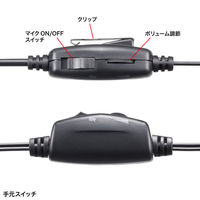 サンワサプライ  4極対応ヘッドセット MM-HS408BK（直送品）