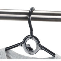 サワフジ スイングハンガー M 3本組 ブラック●1セット(3本組×10) 4970161014375 1セット(3本組×10)（直送品）