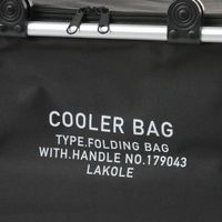 折り畳み保冷バスケット ブラック LAKOLE/ラコレ