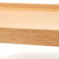 折り畳みバンブーテーブル ナチュラル LAKOLE/ラコレ