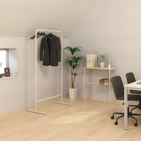 【軒先渡し】COLLEND（コレンド）ハンガーラックコートハンガー幅894×奥行506×高さ1670mmホワイトAS-HR-WH1台オリ  オリジナル（直送品）