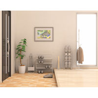 COLLEND（コレンド） シューズラック 棚板3段 幅700×奥行306×高さ809mm ホワイト AS-SR-WH 1台 オリジナル