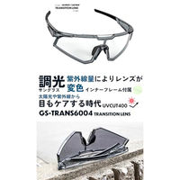GORIX GS-TRANS6004 調光変色サングラス 透明グレー 43658 1個（直送品）