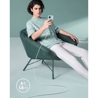 Anker PowerLineIII Flow USB-C&ライトニングケーブル