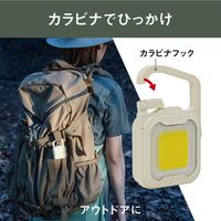 充電式ぴかり MINI LIGHT オフホワイト 1個 ムサシ 犬用 お散歩