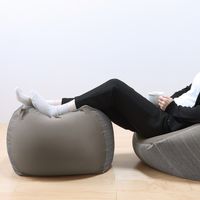 無印良品 体にフィットするソファ 小 セット 綿デニム ヒッコリー 幅45×奥行45×高さ33cm 良品計画