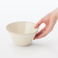 無印良品 美濃焼 丼 白釉 約直径15.8cm 良品計画
