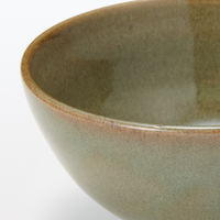 無印良品 萬古焼 飯碗 大 ビードロ釉 約直径13cm 1セット（1個×5） 良品計画