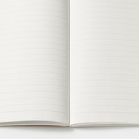 無印良品 植林木ペーパー裏うつりしにくいノート5冊組 B5・36枚 7mm横罫 背クロス5色 1セット（1個（5冊組）×2）